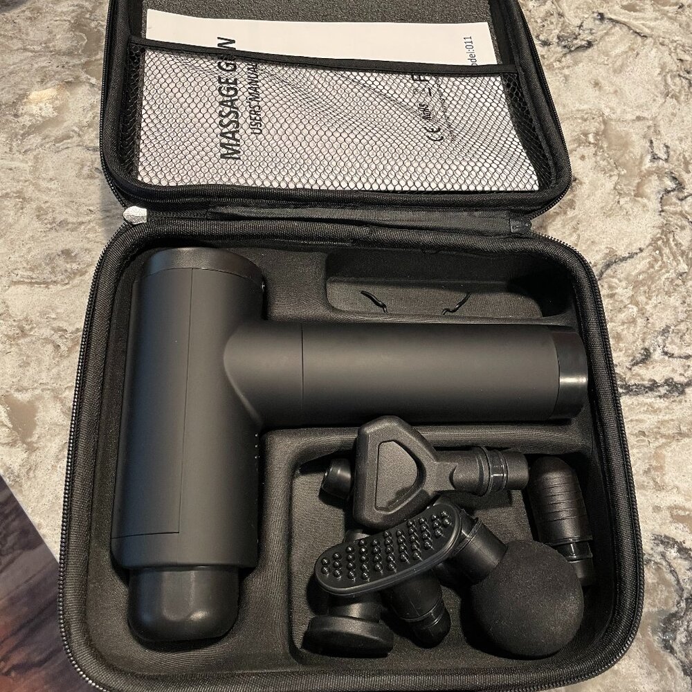Percussion Massager (6 attachments; USB-C Rechargeable)
